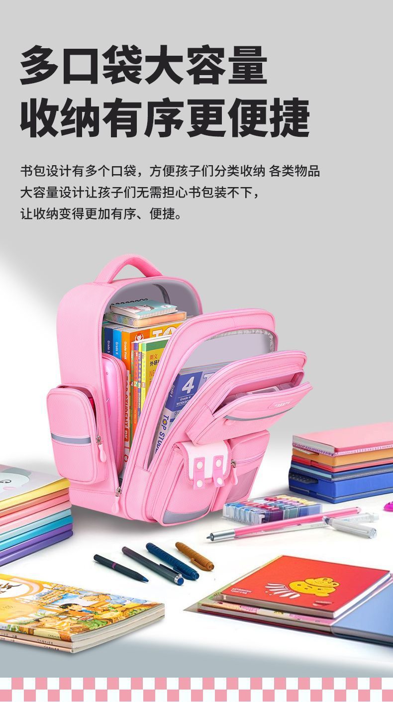 Mochilas kulomi - grado primaria 1 2 3 4 a 6 niñas niñas niñas niños protección del dorsal reducción de carga pic 4