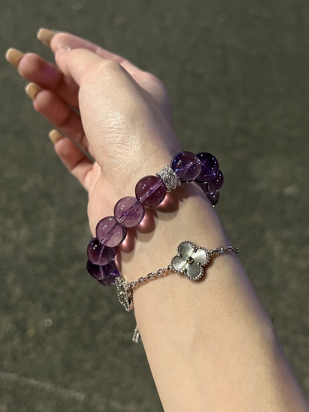 毕业收藏级全净体天然巴西紫水晶手链女高品质冰透梦幻紫水晶手饰详情25