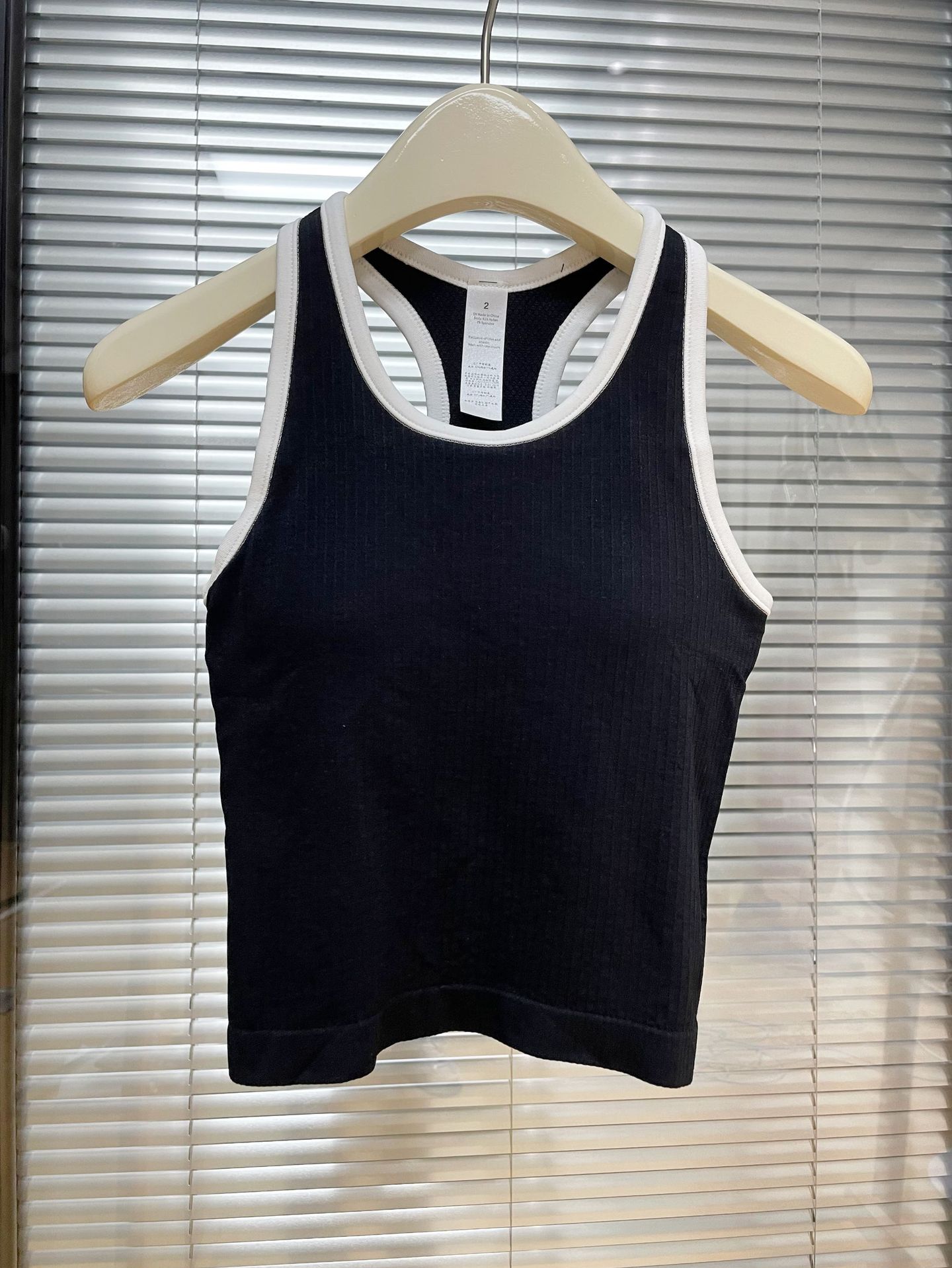 Short EBB vest with threaded chest pad, yoga top, breathable running and fitness suit, Pilates detachable for summer pic 34