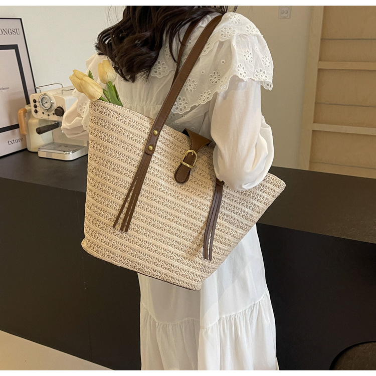 草编大容量包女包编织夏天沙滩女2024新款包包单肩手提托特包大包详情24