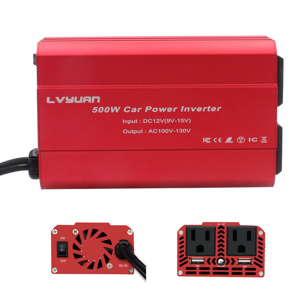 Lvyuan车载逆变器正弦波300W-2600W跨境专供逆变器足功率批发定制详情6