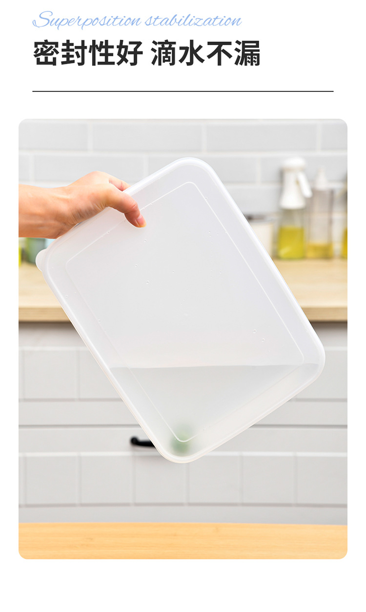 Antibacterial special storage box for frozen buns and mantou, large-capacity refrigerator, food-grade sealed preservation box for dumplings pic 18