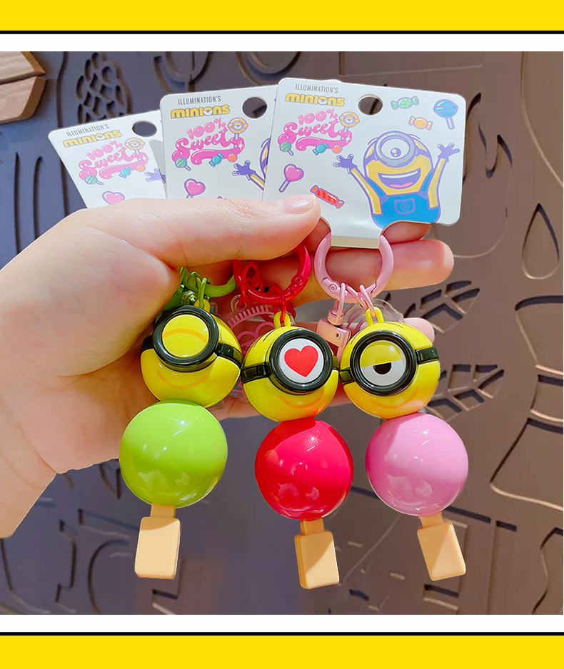 Genuine cartoon Minions, sweet keychains, cute bags, pendants, couple key chains, pendants and gifts pic 13