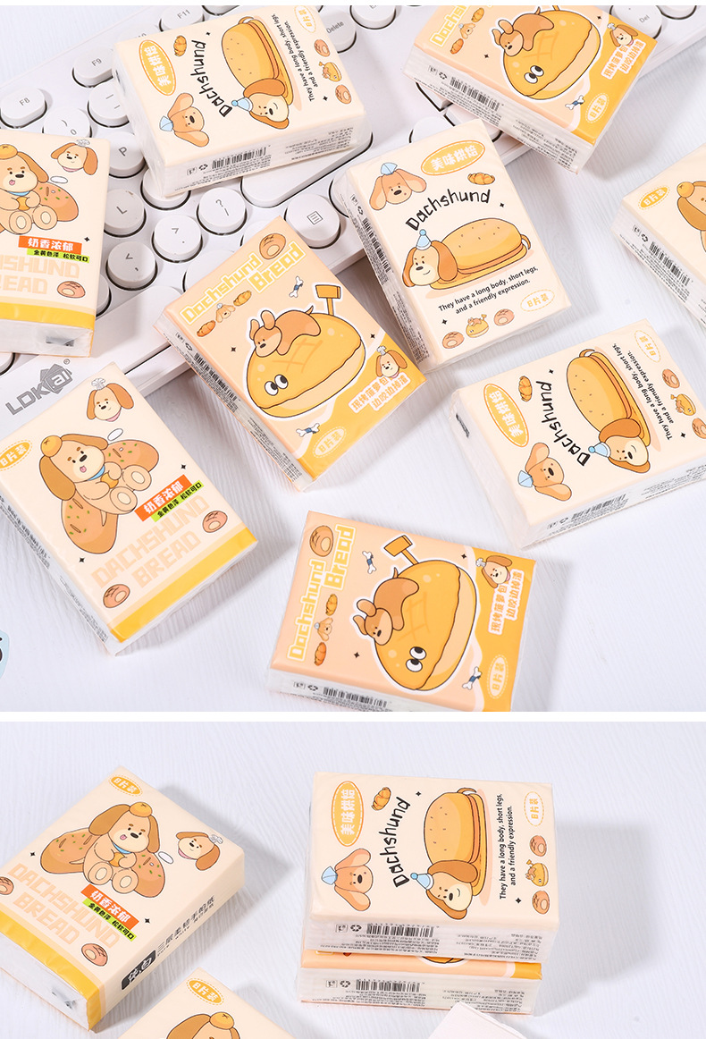 便携式卡通九连包手帕纸 小包三层纸卫生纸抽纸 家用学生出门必备纸巾详情21