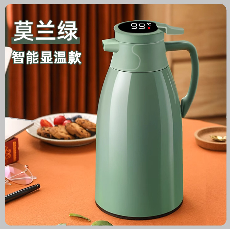 保温水壶家用保温壶大容量暖壶热水瓶按压式玻璃内胆热水壶保温瓶详情19
