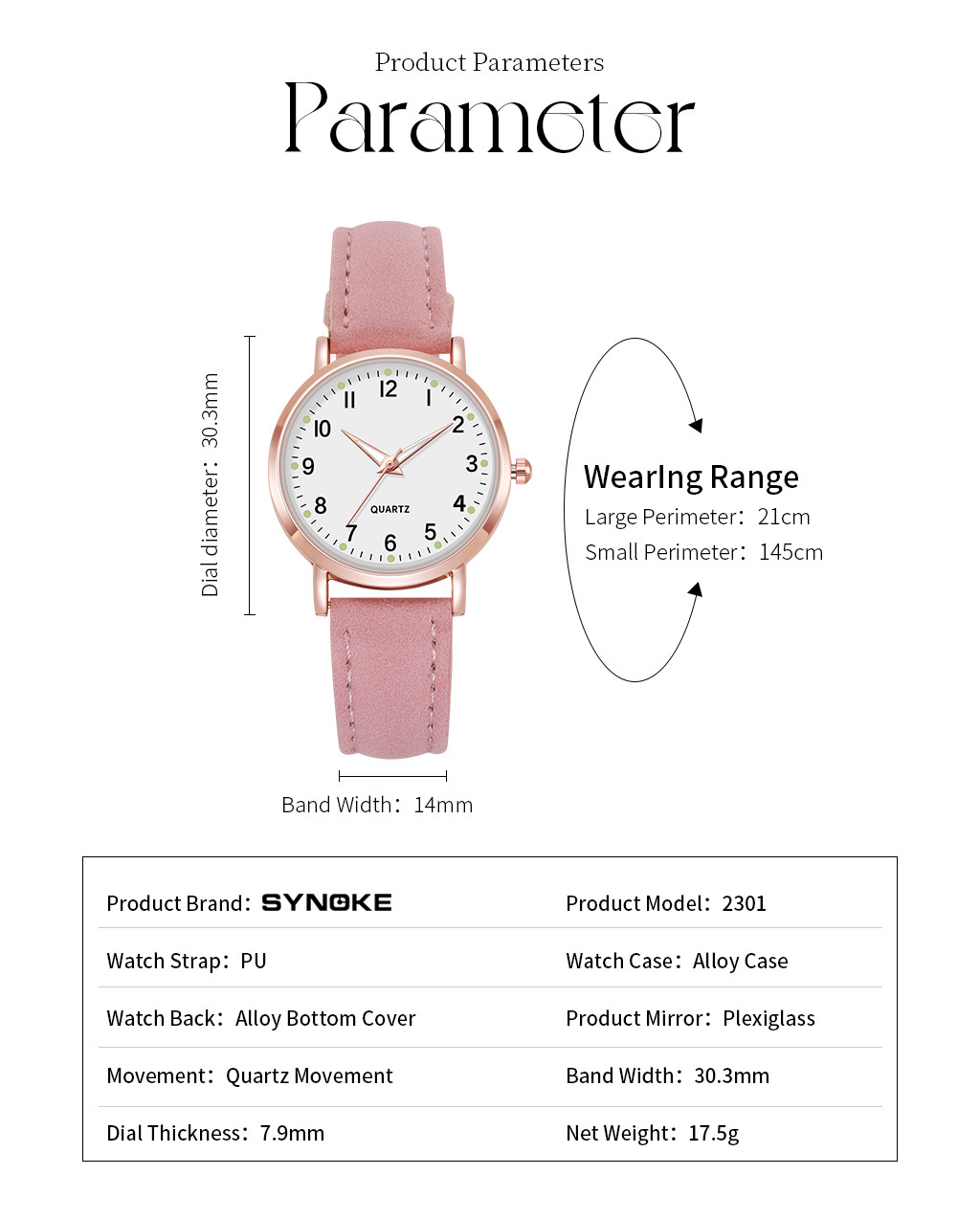 厂货韩版学生女士石英手表礼品配表盘花朵手链数字石英表皮带详情2