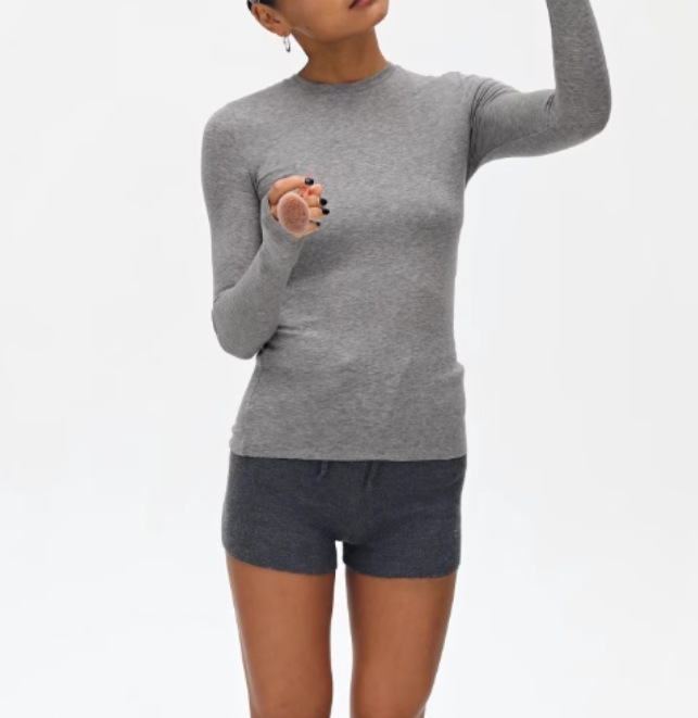 美式复古亲肤质感保暖羊毛长袖针织衫女简约休闲修身显瘦打底上衣详情5