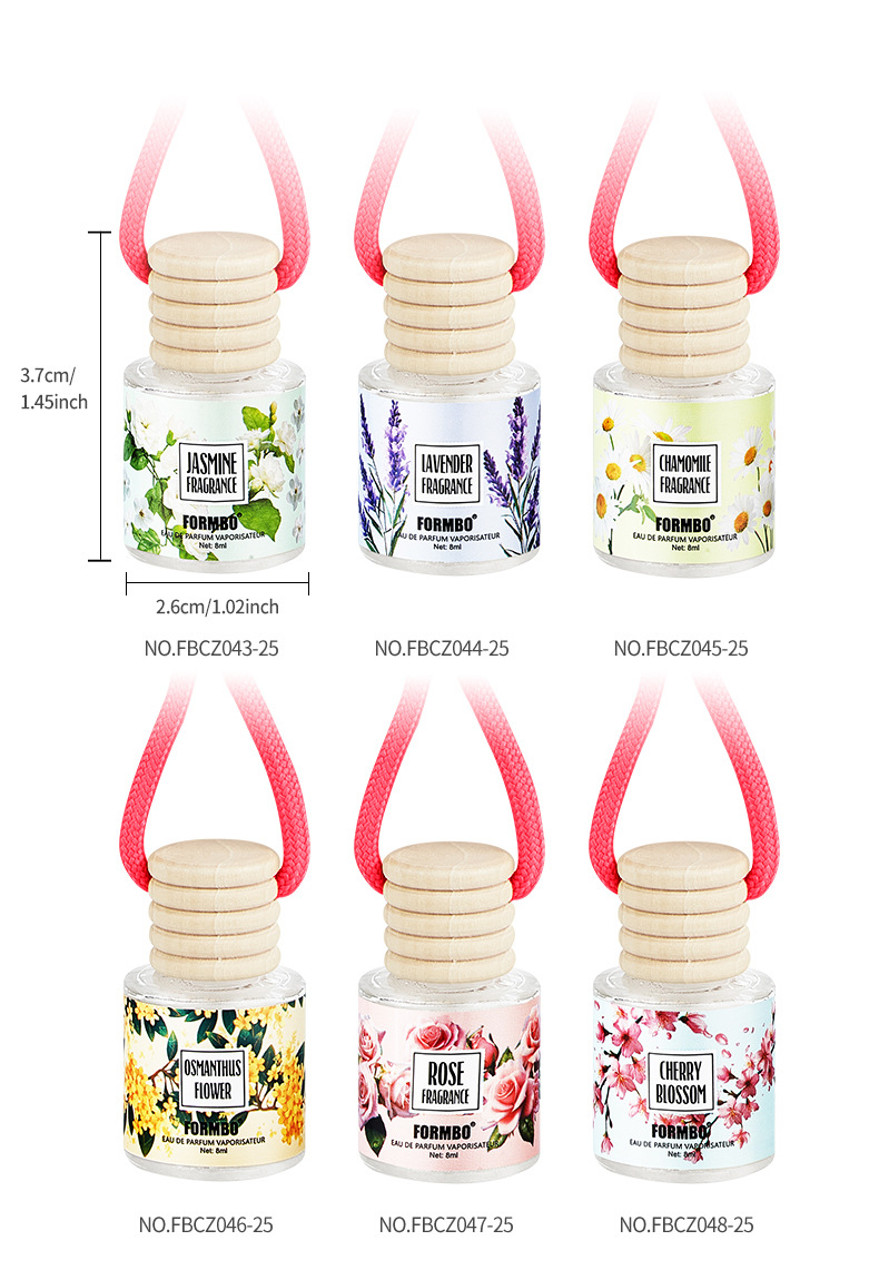 【跨境专供】FORMBO车载香薰清新花香淡香小巧汽车香薰挂件批发详情17