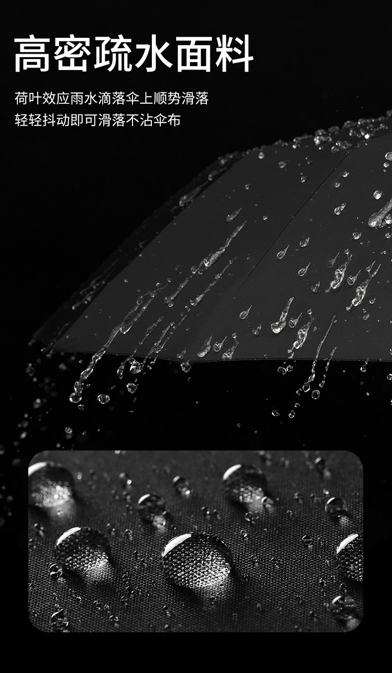 雨伞折叠伞高级感大号晴雨遮阳太阳伞防晒防紫外线女高颜值环扣伞详情16