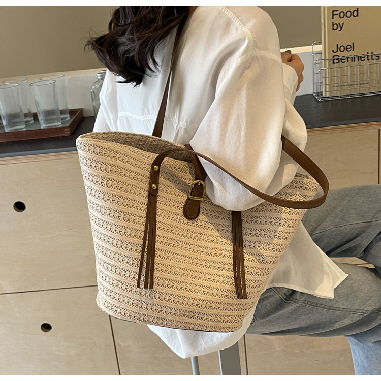 草编大容量包女包编织夏天沙滩女2024新款包包单肩手提托特包大包详情32