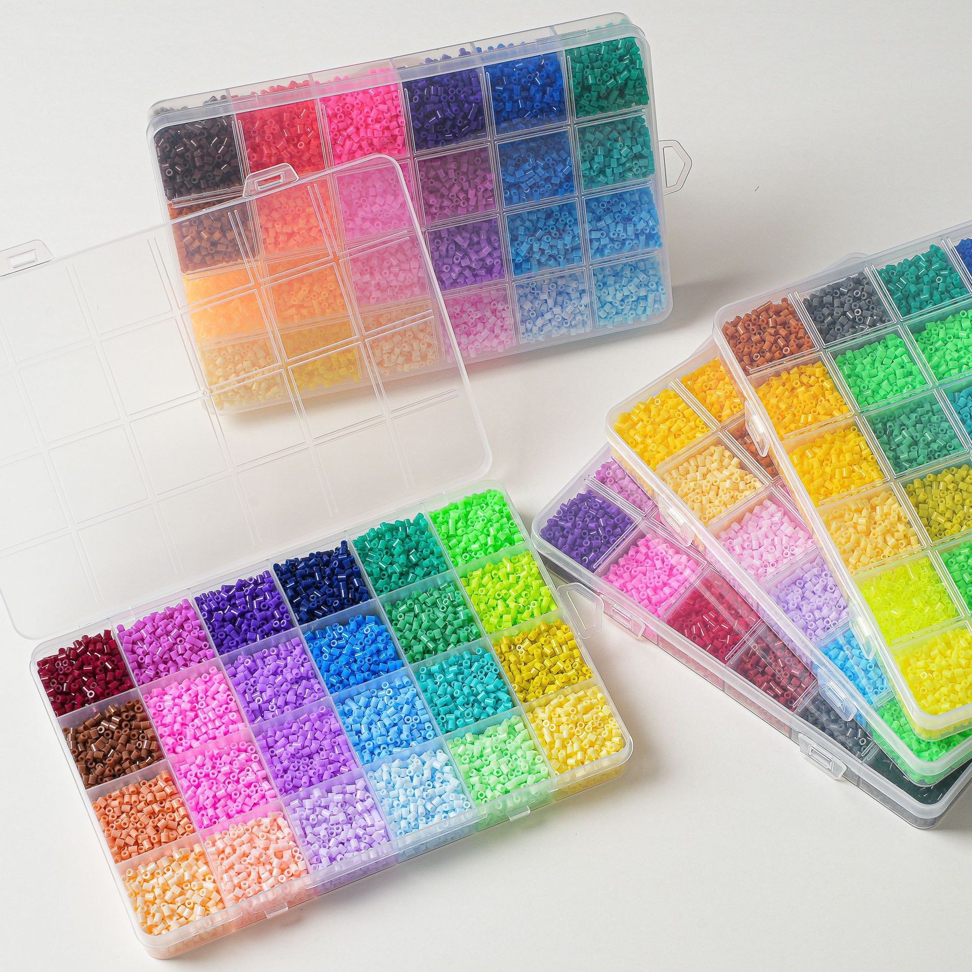 Wholesale of DIY jigsaw puzzle materials for the full color series of fusion beans, 1000 pieces in a 2.6mm bag pic 1