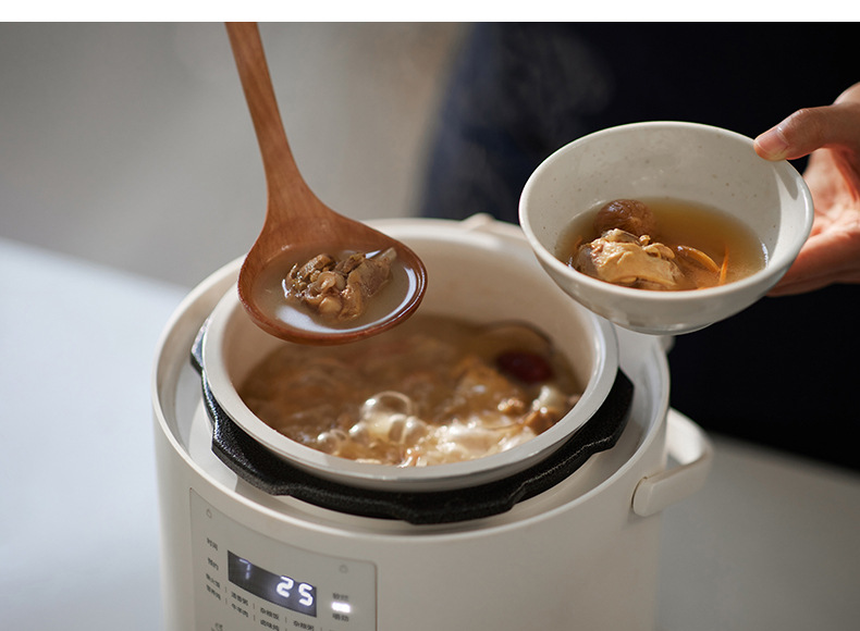 olayks立时畅销日韩设计电压力锅家用小型迷你智能2L高压锅饭锅煲详情23