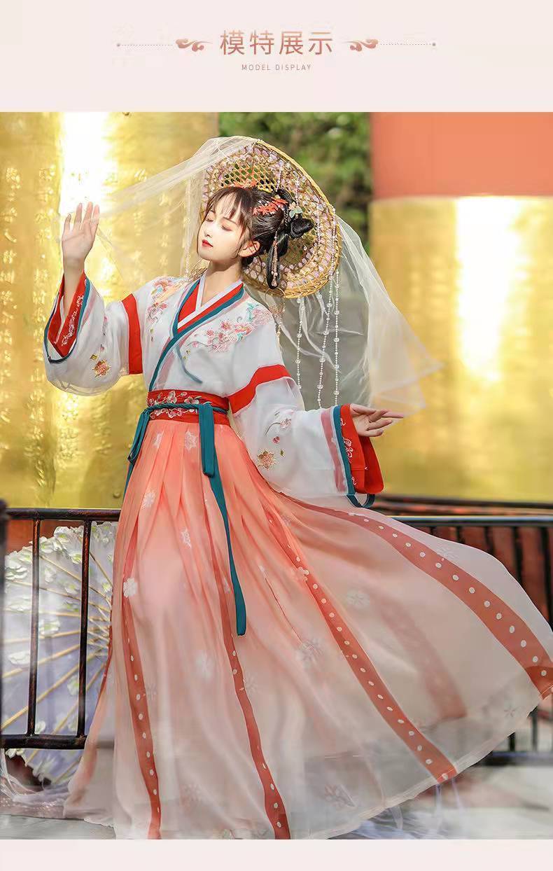 明制表演汉服女长袖中国风尾货甲胄服饰详情9