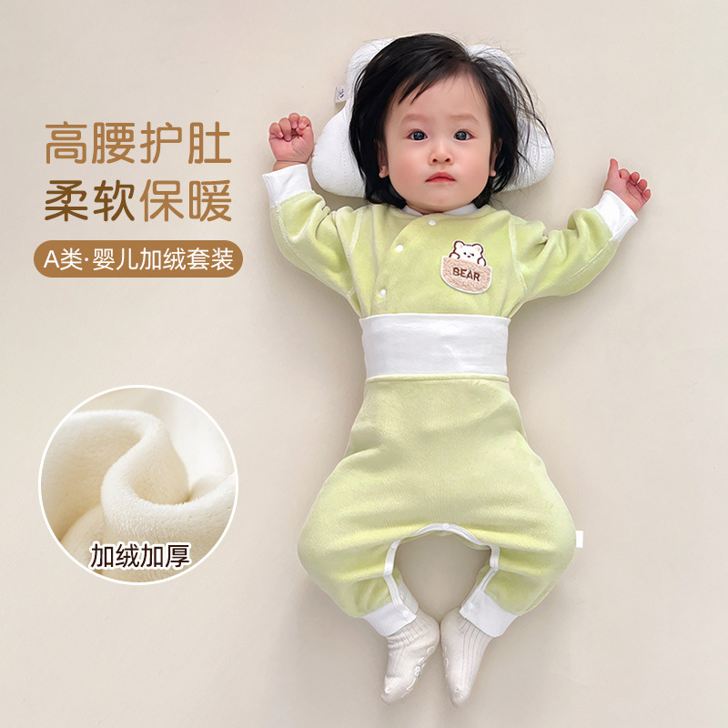婴儿马甲春秋款舒绒棉宝宝无袖衣服婴幼儿坎肩秋冬季新生儿小马夹详情16