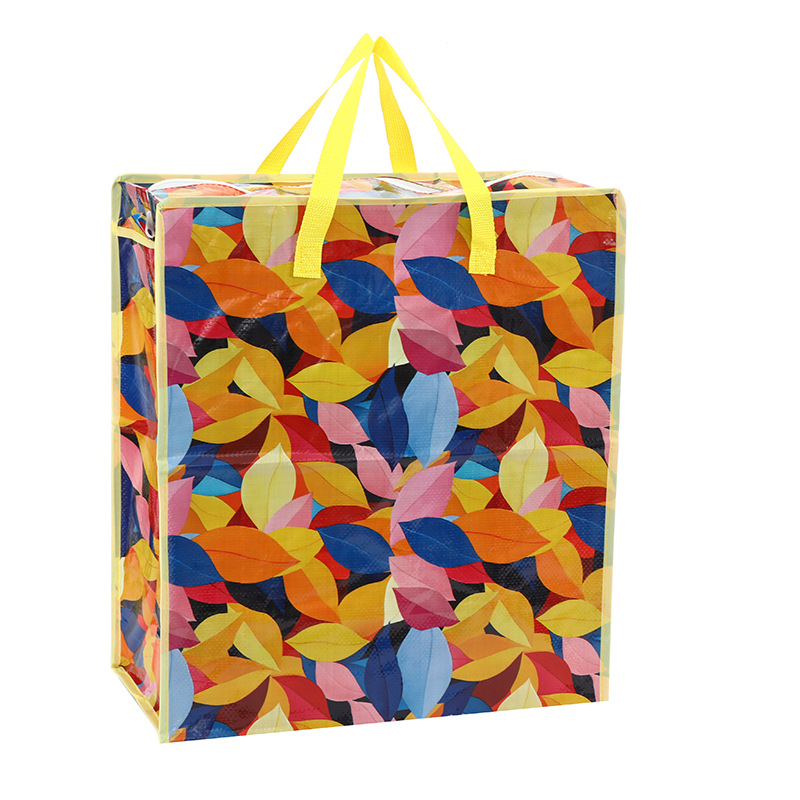 厂家批发衣物收纳袋防水防潮编织袋家用棉被衣服收纳手提打包袋详情16