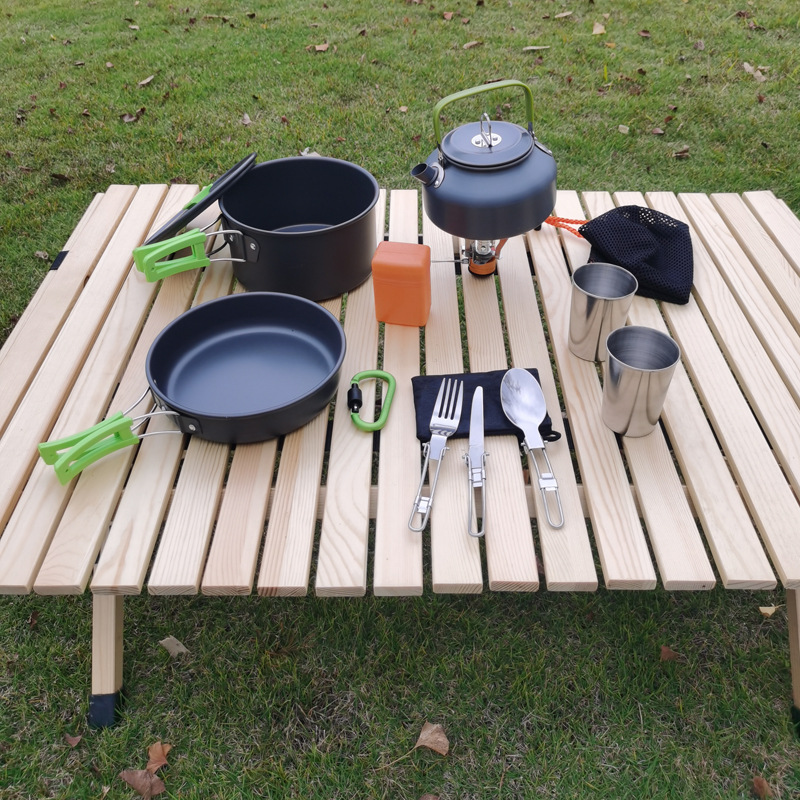 卡式炉韩式户外炊具套装钛杯淋浴器户外厨具用品详情31