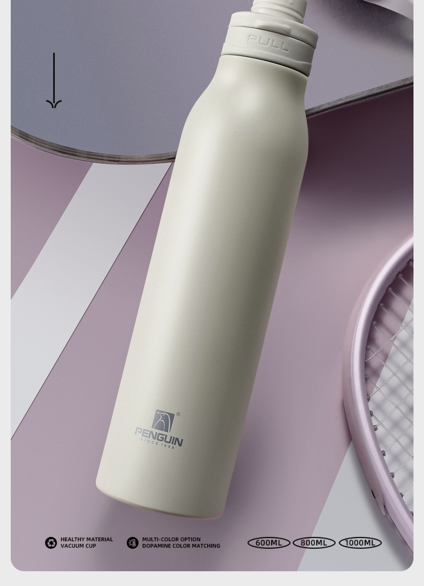 企鹅新品跨境爆款20oz30oz手提提环304不锈钢保温杯手机支架外贸详情2