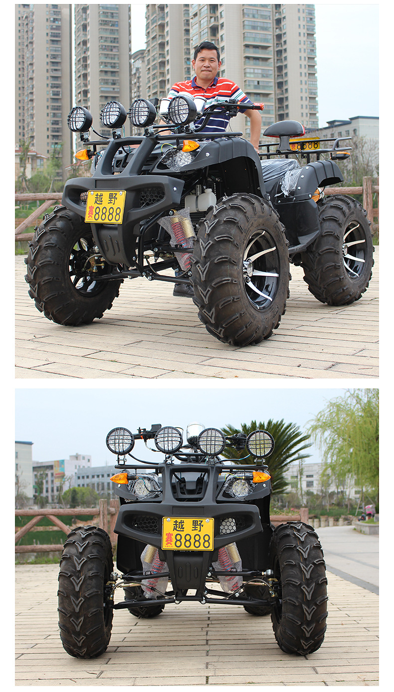 All-terrain 250 water-cooled Bull beach buggy with universal joint shaft drive off-road adult four-wheel motorcycle pic 14