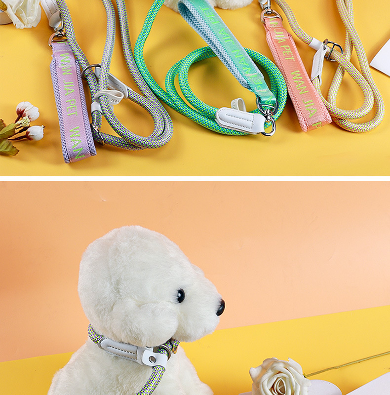 Dog leash p rope, dog walking p chain, large, medium and small dog explosion-proof training dog leash, pet dog leash pic 15