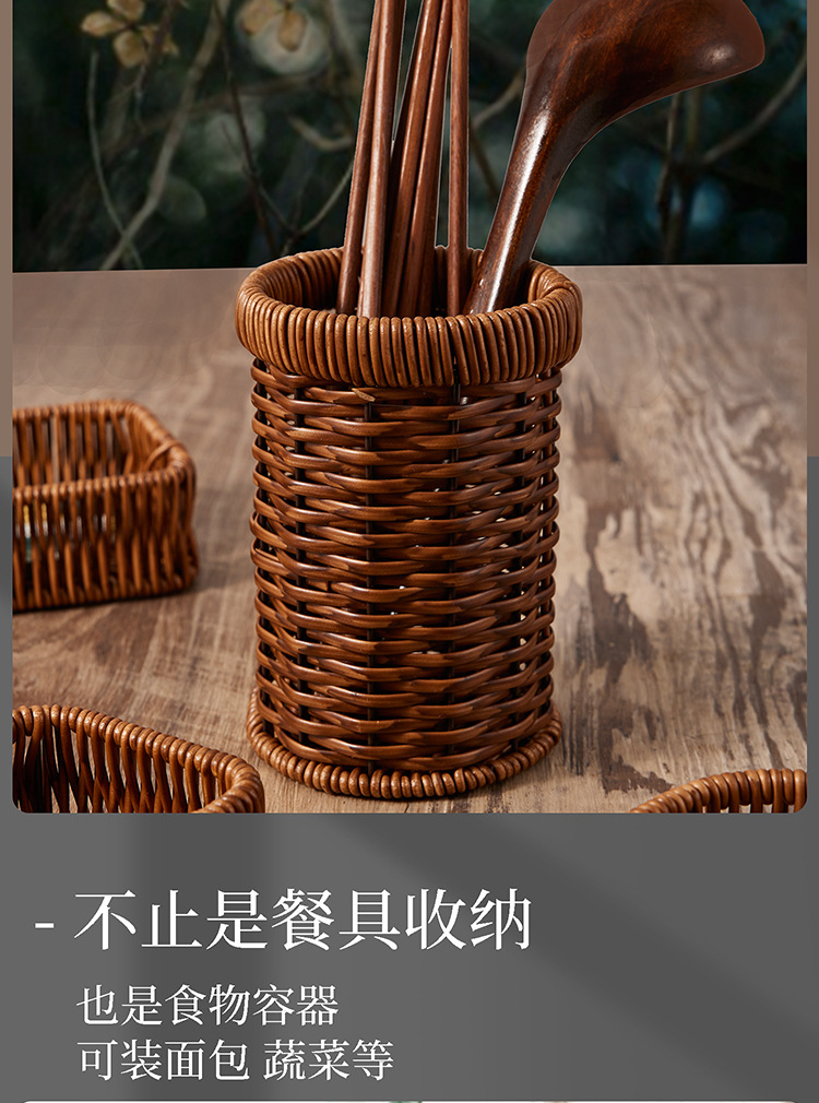 Wholesale of commercial chopstick storage boxes, chopstick holders, spoons, chopstick buckets, countertop knives, forks, chopstick baskets, kitchen anti-mold chopstick cages pic 10