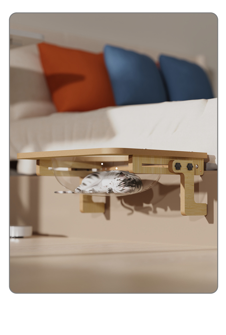 New large-sized space cabin cat bed, hammock, window sill, bedside hanging bed, four-season universal pet supplies, direct supply from the manufacturer pic 9