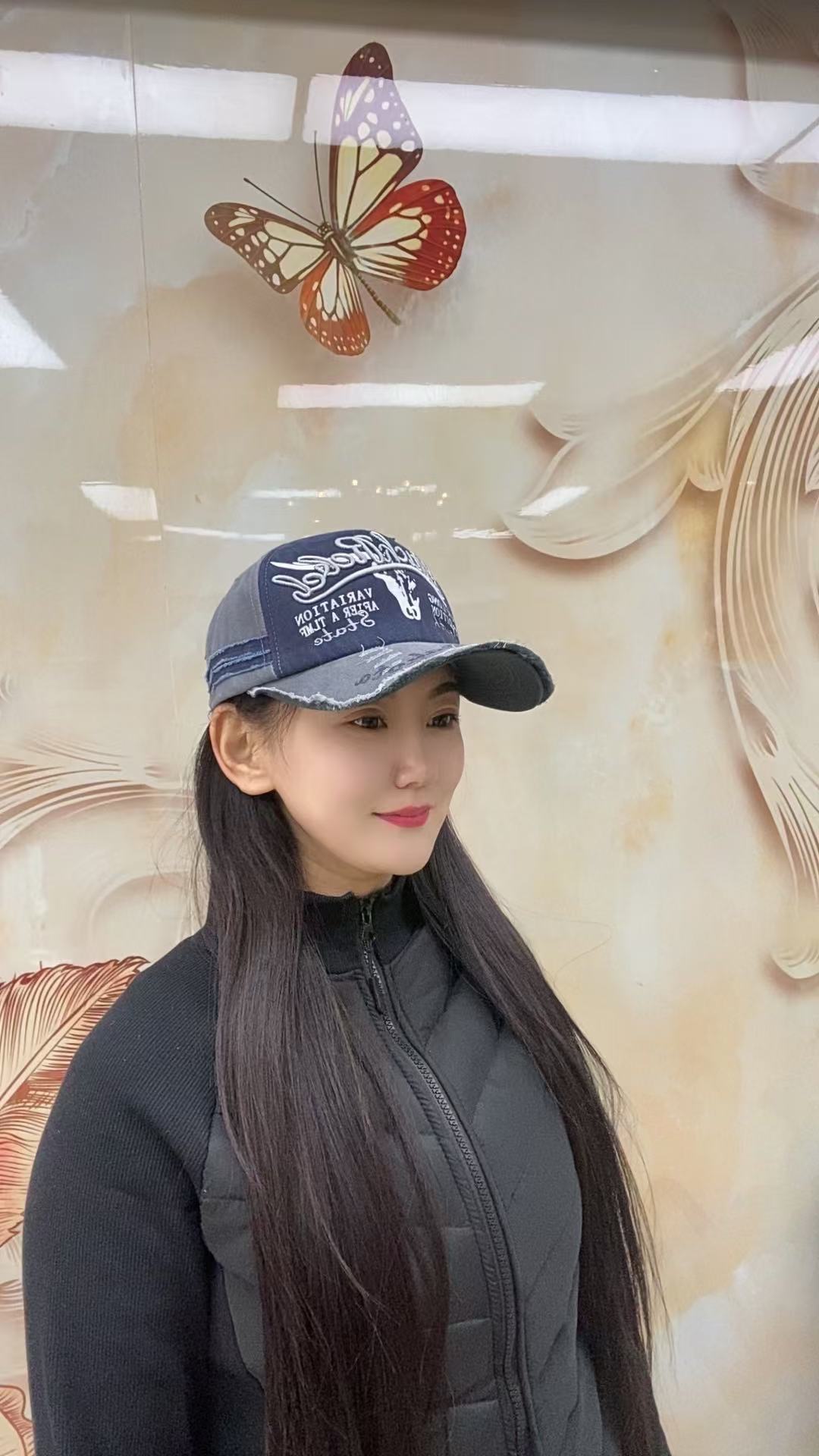 嘻哈棒球帽批发新款休闲百搭牛仔布做旧鸭舌帽字母刺绣现货棒球帽详情11