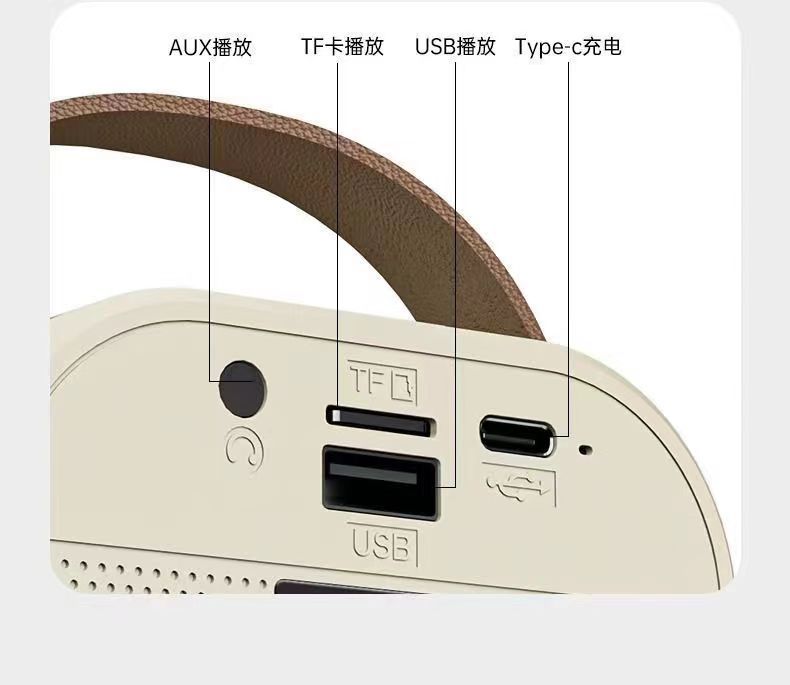爆款 K12蓝牙音箱家用无线k歌音响话筒麦克风户外唱歌小型家庭ktv详情7