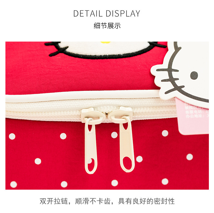 五金牌彩色Hello Kitty便携手提包保温袋托特包礼品双肩包16寸电脑包详情9