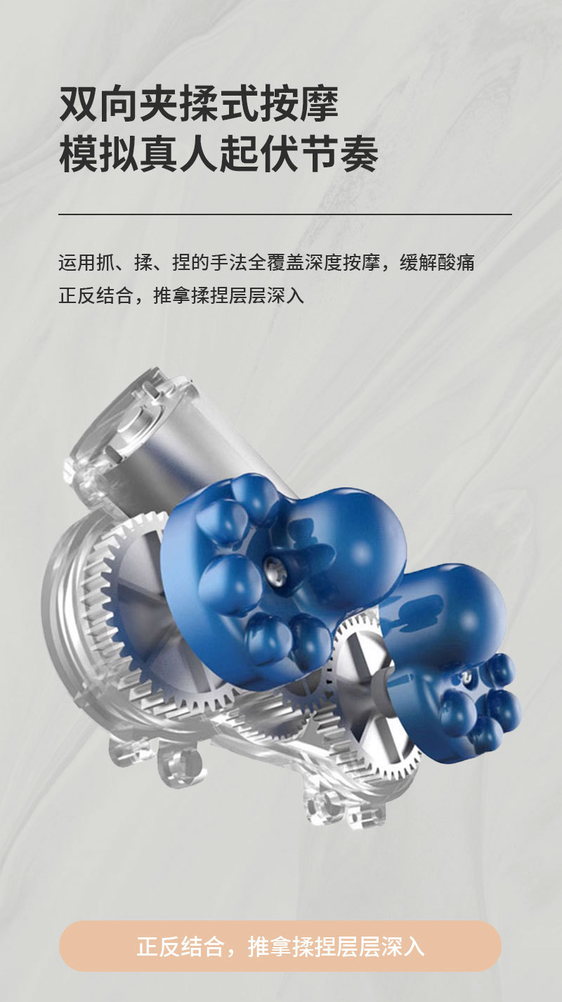 简约现代商务记忆棉u型枕 康乐屋电动按摩慢回弹护颈枕颈枕批发详情5