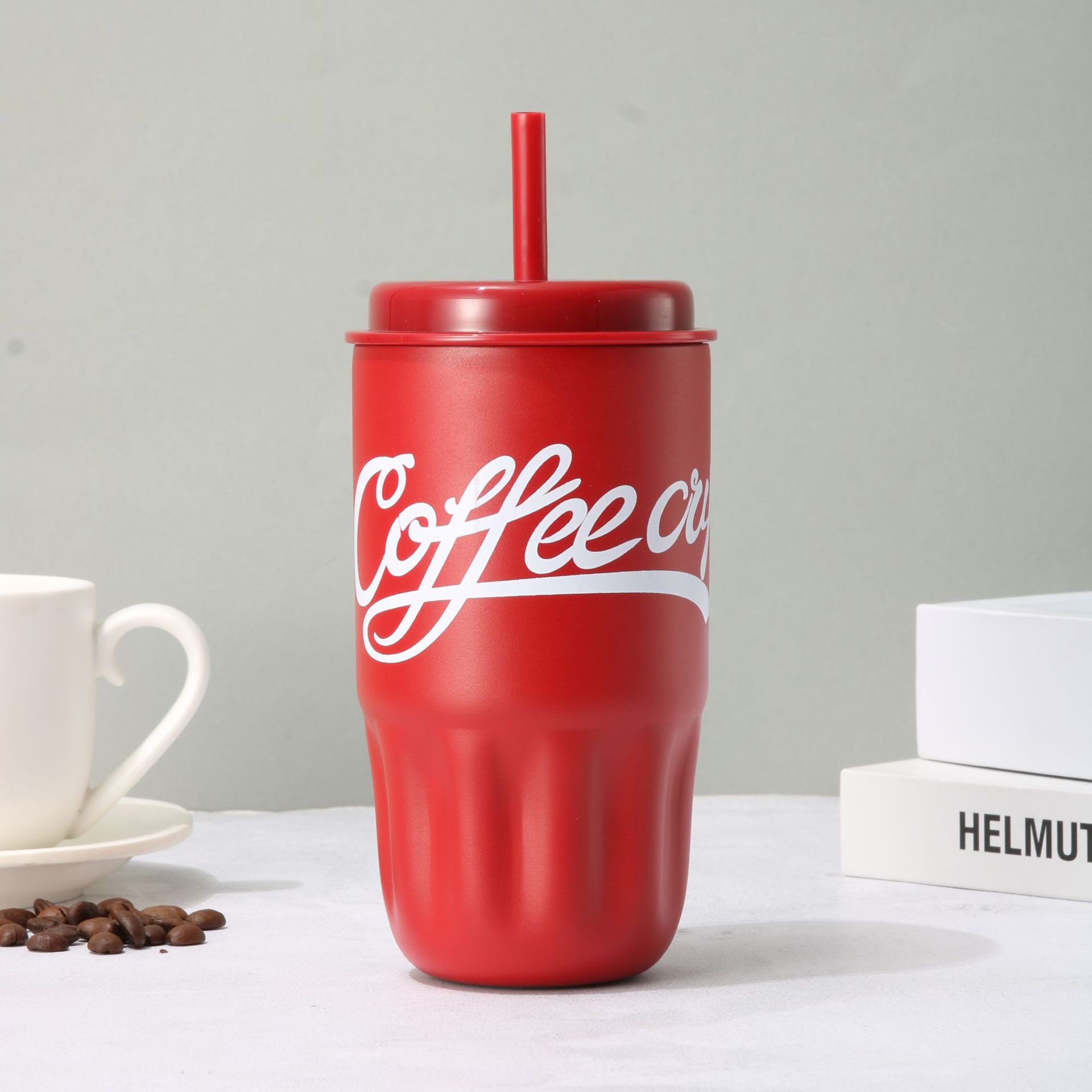 跨境316不锈钢咖啡杯高颜值便携式车载保温杯商务办公礼品杯批发详情2