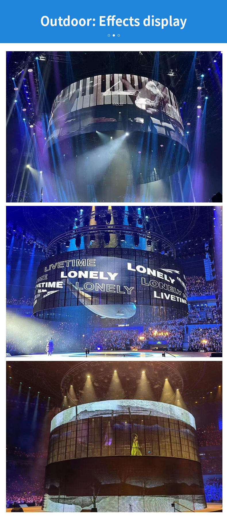 LED display manufacturers supply outdoor grid rental screens, transparent screens, special-shaped vehicle-mounted high-definition advertising screens pic 12