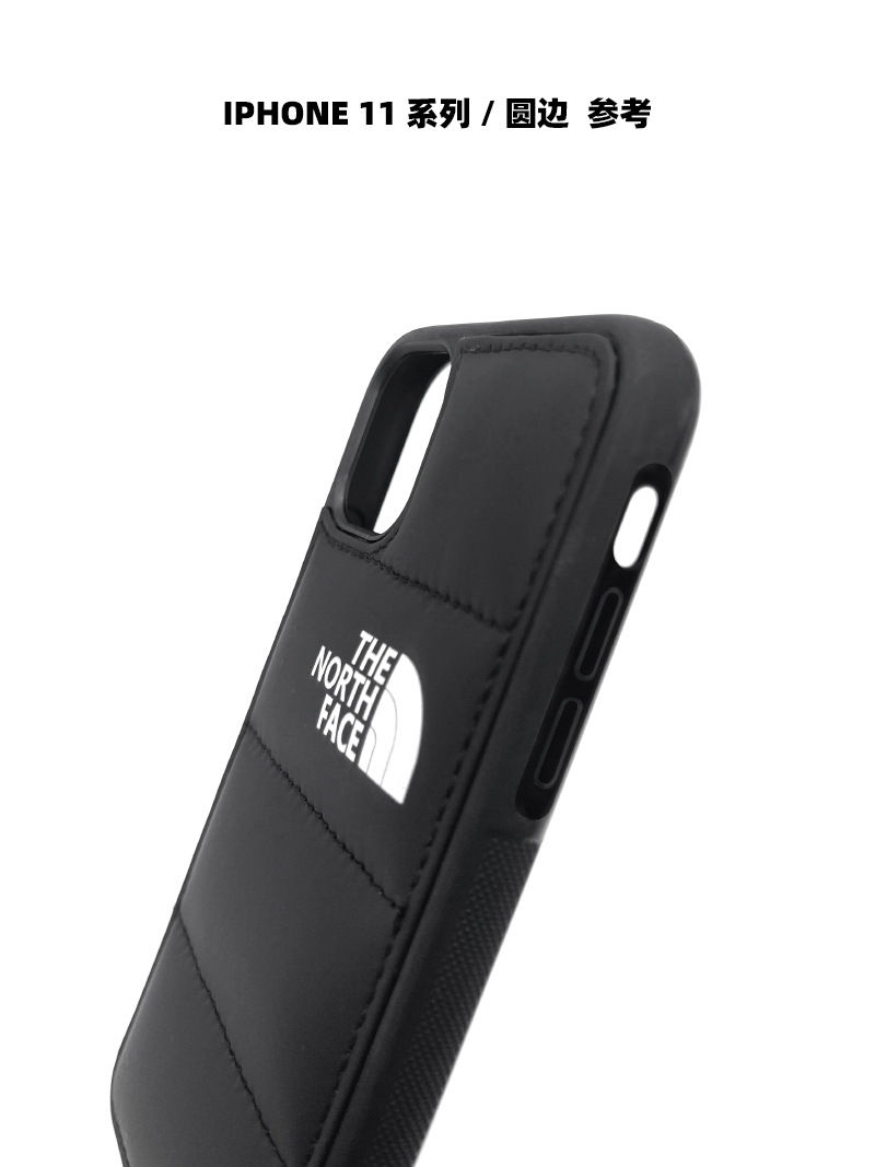 羽绒服北面适用iPhone16promax填充棉手机壳14promax充棉羽绒服13详情11