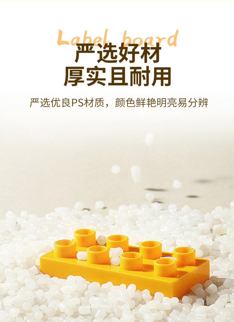 工厂现货钥匙扣号码牌酒店房号方形记号扣手写记号分类标签卡套详情4