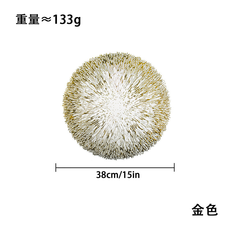 Woven placemats, thickened heat-resistant placemats, home kitchen MATS, table MATS, anti-slip and heat-insulating MATS pic 13