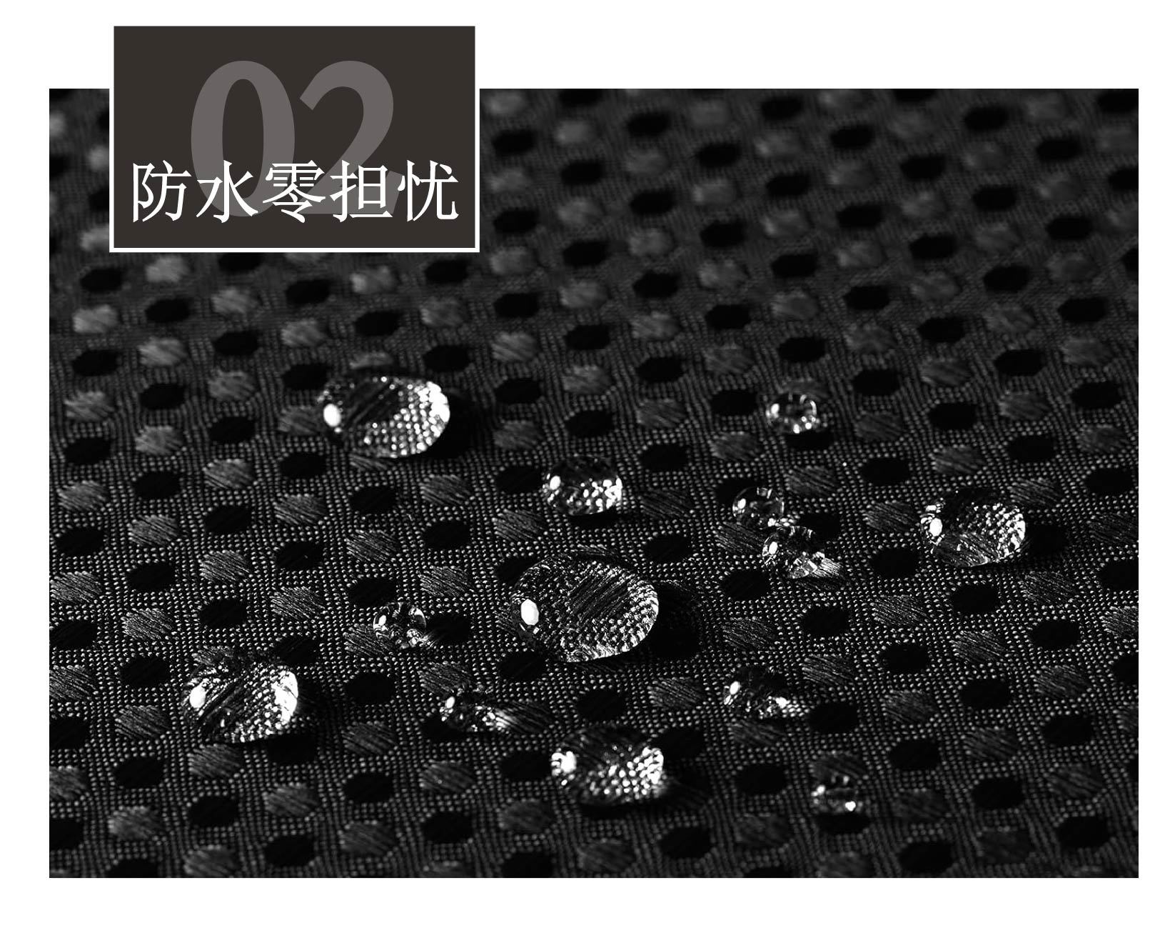 跨境供应 双面纯色圆点华夫格浴帘 防水防霉浴室卫生间免打孔浴帘详情9