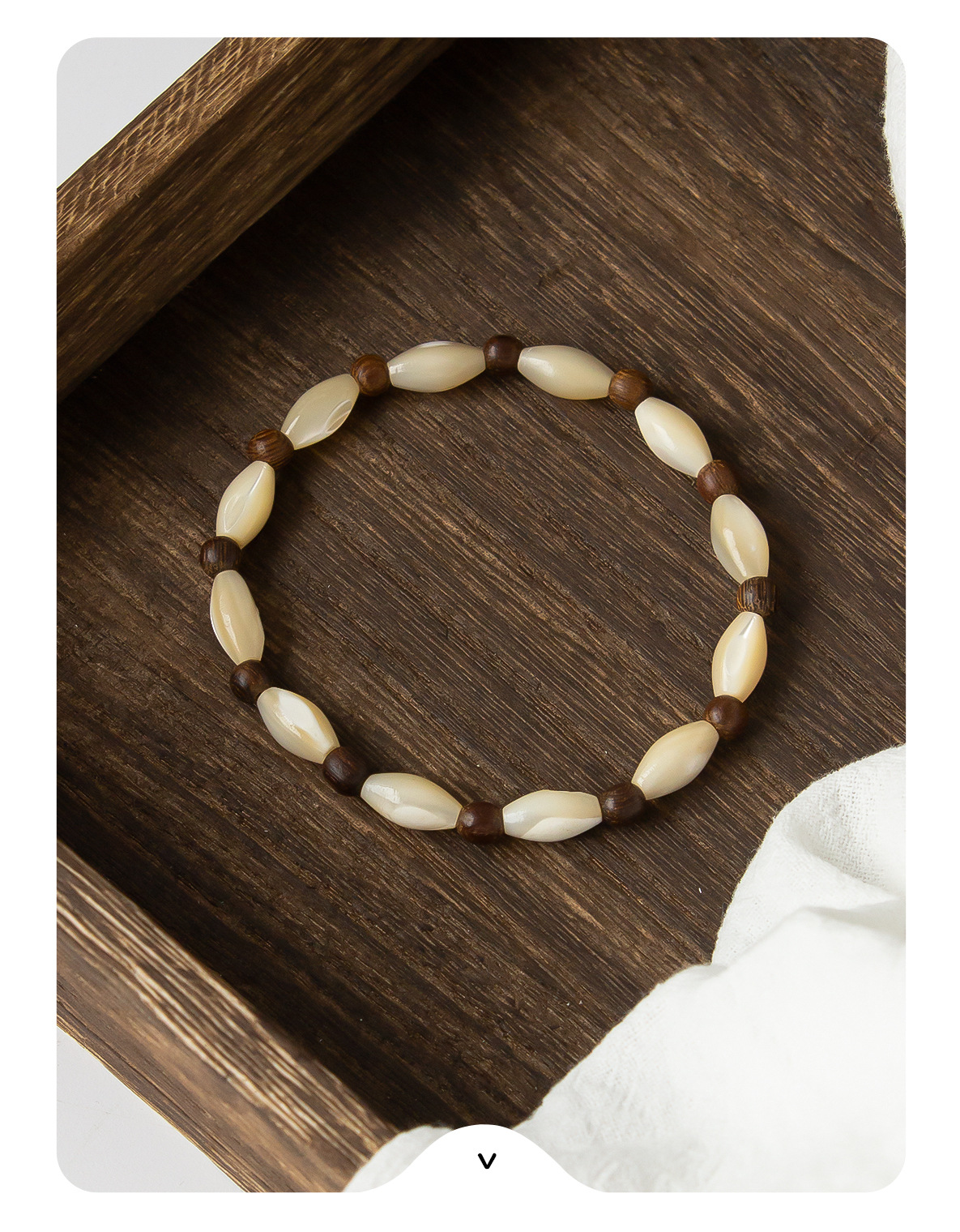 金米粒猫眼石手链手绳新中式沉香风雅 男女百搭潮流男女古风手链详情11