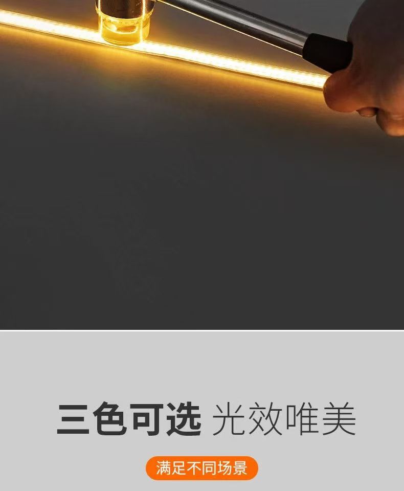 新款太阳能COB灯带户外防水超亮庭院阳台花园氛围灯别墅屋檐灯条详情11