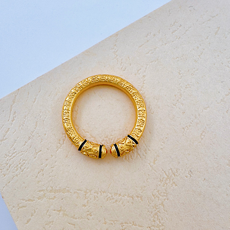 Prima prima accesorios nueva moda anillo de mujer vintage estilo nacional anillo de apertura mujer anillo de palo redondo oro anillo de calidad de aire anillo de dedo pic 17