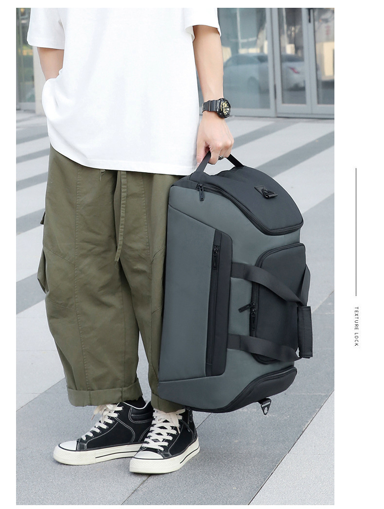 旅行包大容量背包独立鞋仓印logo干湿分离运动包户外健身包详情20