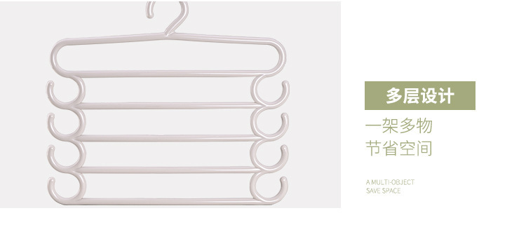【特价清仓颜色随机不售后】多层裤架家用无痕加厚S型多功能裤架详情7