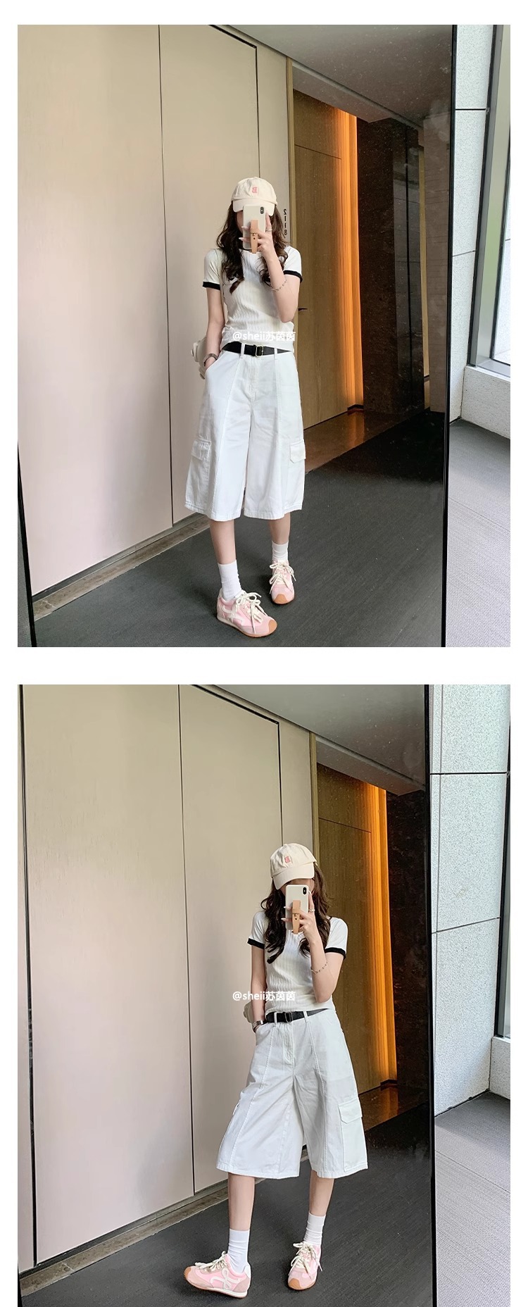 苏茵茵7cm内增高版~复古小歪头鸳鸯鞋带休闲鞋德训鞋女阿甘小白鞋详情25