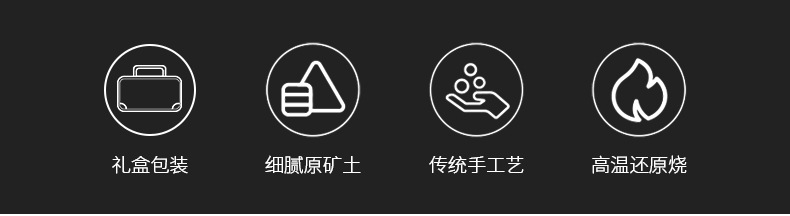 柿子茶具套装一壶四杯事事如意茶壶功夫陶瓷礼盒婚庆商务伴手礼品详情2