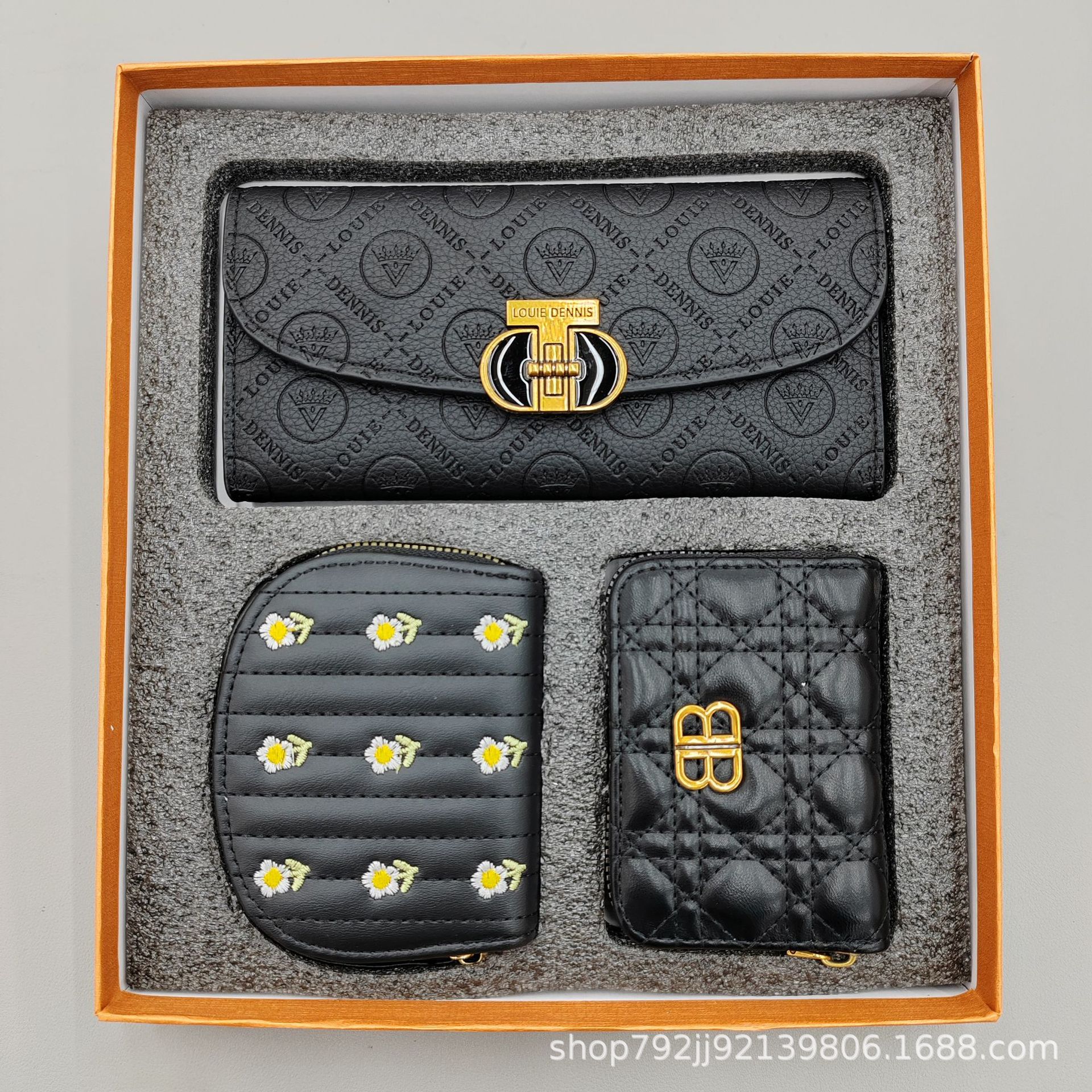 2024新款三件套礼盒装钱夹卡包套盒详情32