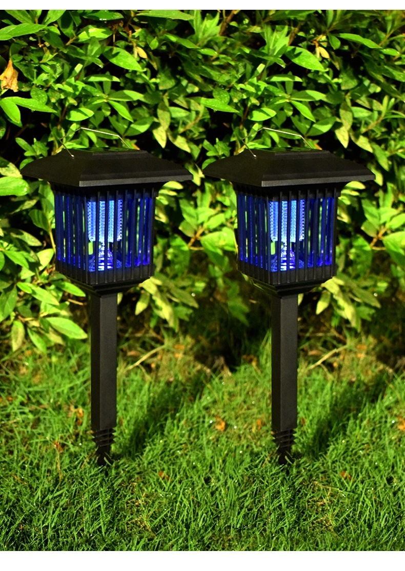 太阳能灭蚊灯户外灭蚊家用物理电击驱蚊器室外庭院阳台照明灭蚊灯详情12