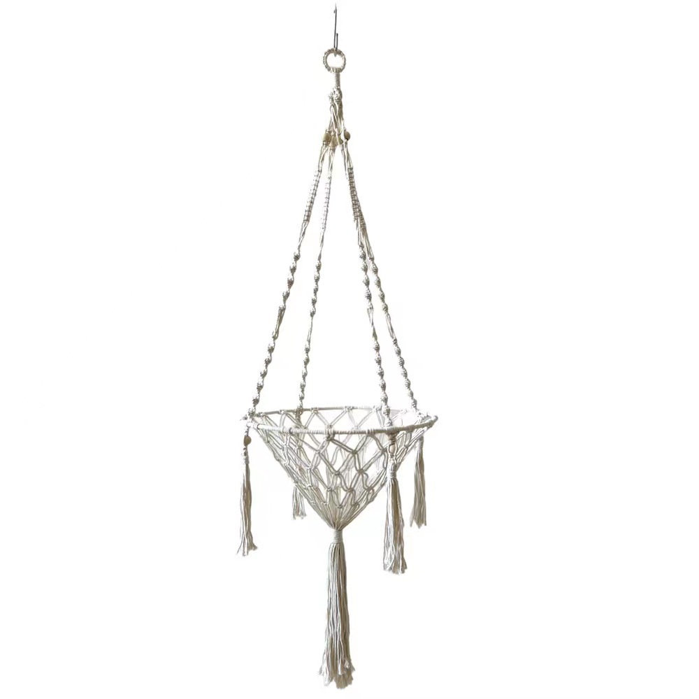 亚马逊跨境热卖手工编织棉绳猫咪吊床 宠物吊椅 猫咪吊床 猫窝网详情5