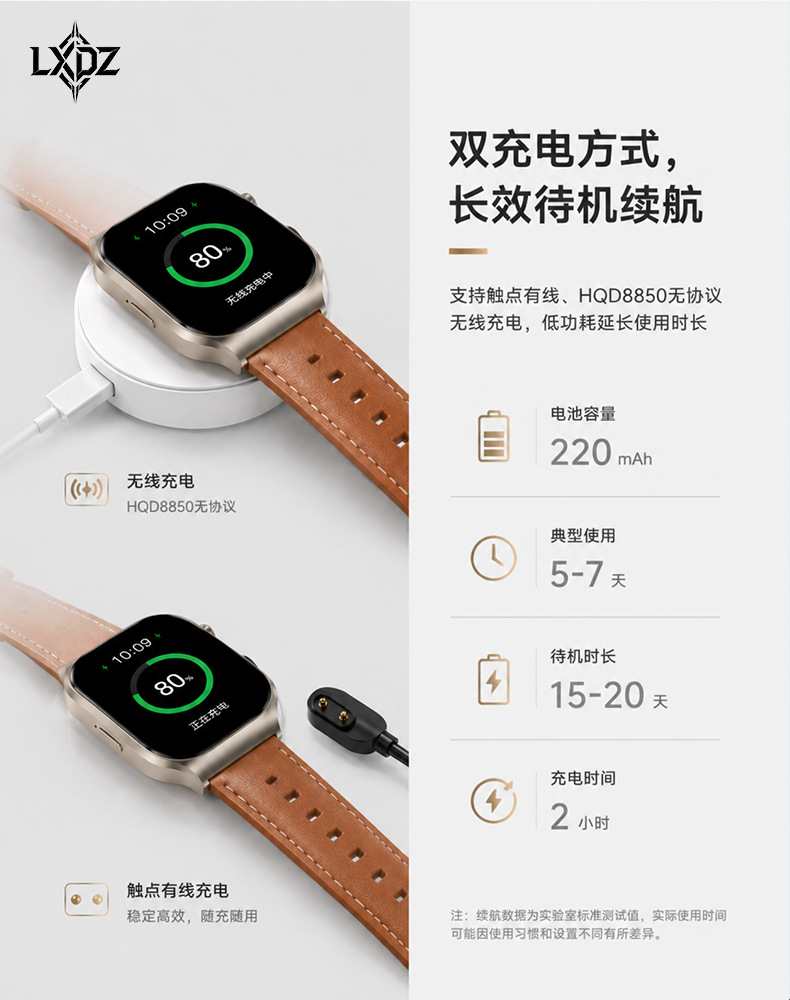 LXdZ源头工厂智能手表无创血糖心电血压健康监测蓝牙通话成人手表详情12