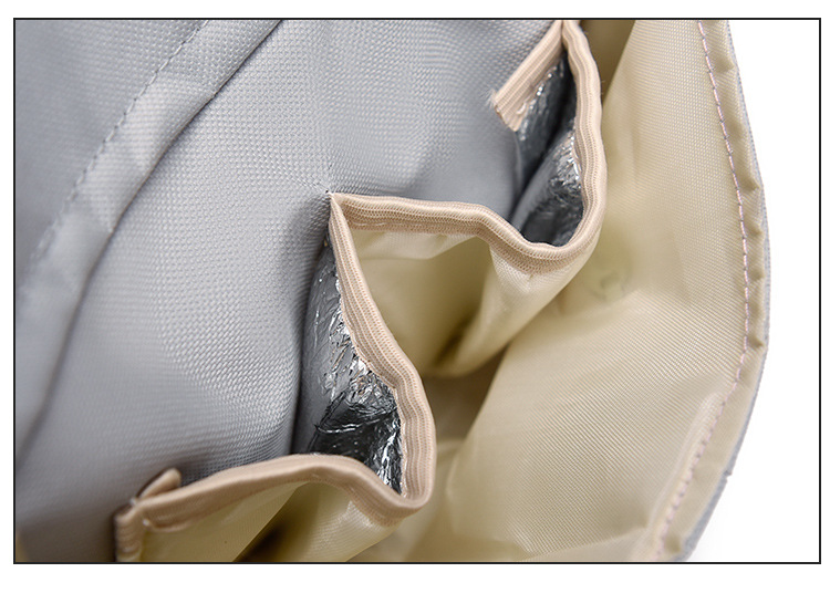 妈咪包双肩多功能大容量时尚手提母婴包妈妈旅行婴儿奶瓶尿布背包详情49