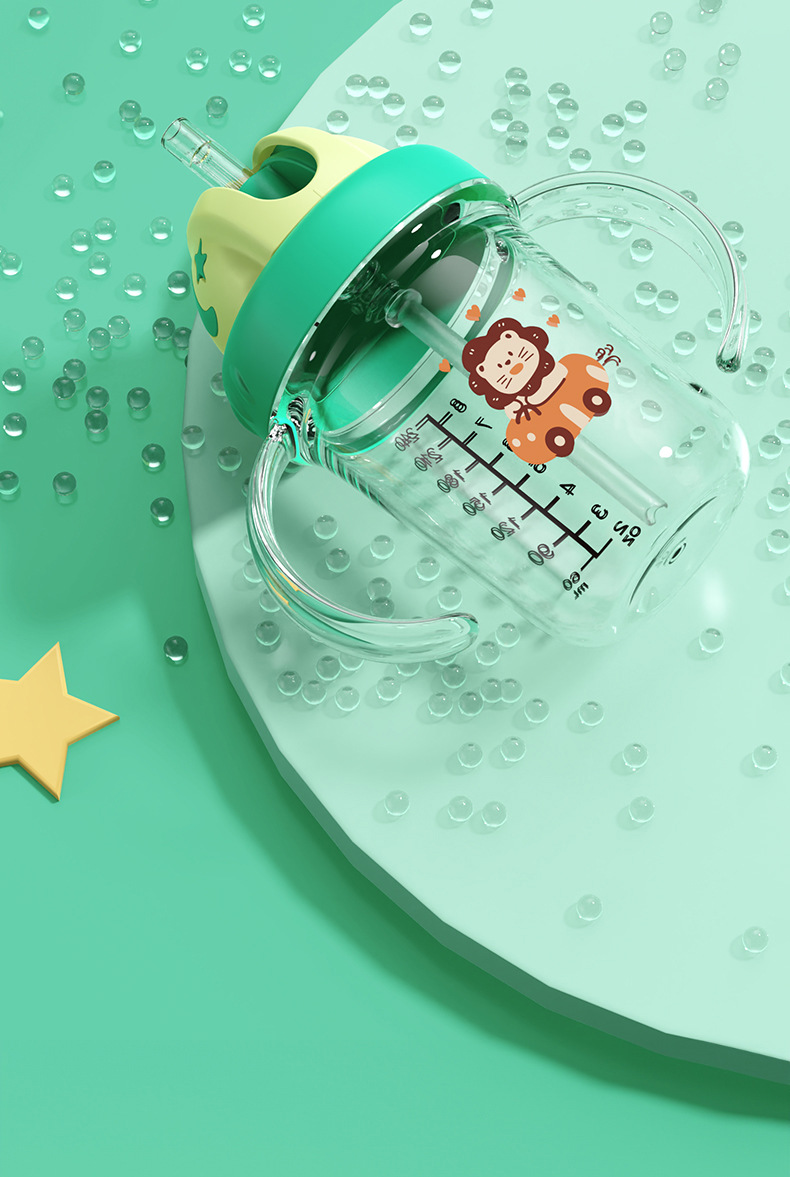 儿童水杯大容量塑料吸管杯宝宝喝水便携水杯防摔防漏夏季水杯批发详情5