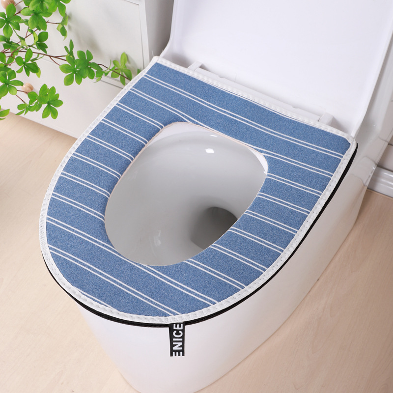加大款拉链马桶垫绣花提手大内径家用坐便套加厚秋冬厕所垫马桶圈0358详情12