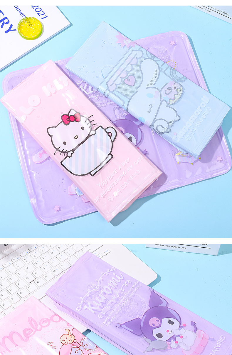 三丽鸥正版授权冰垫办公椅座垫水垫学生女夏季卡通可爱九宫格冰垫详情14